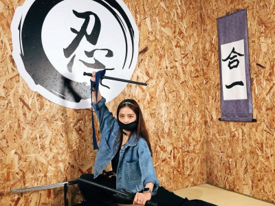 親子同遊宜蘭忍者村｜一起修煉忍術吧